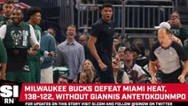 Milwaukee Bucks Defeat Miami Heat in Game 2 Without Giannis Antetokounmpo