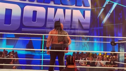 Brock Lesnar returns and smashes The Bloodline!!!