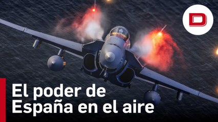 El imponente despegue de un F-18 rugiendo por los cielos de Madrid