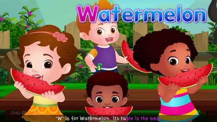 The Letter W Song – W For Watermelon - ABC Songs - ChuChu TV Learning English is Fun Series