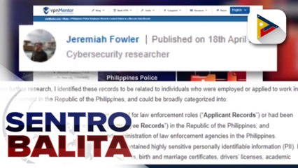 PNP at NBI, inaalam na ang umano’y nangyaring data breach sa kanilang system