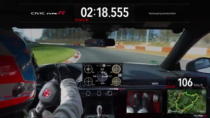 Honda Civic Type R em Nurburgring