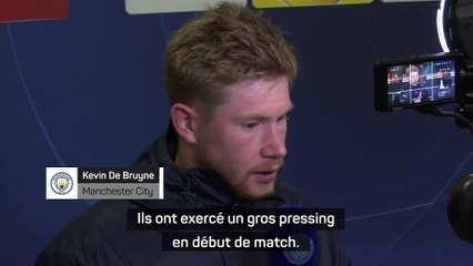 De Bruyne : "Un match géré de façon intelligente"