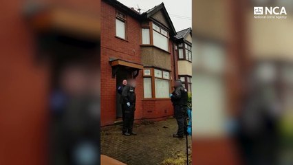 Police raid house of a drugs gang kingpin involved in a Breaking Bad-style speed lab worth £1 million