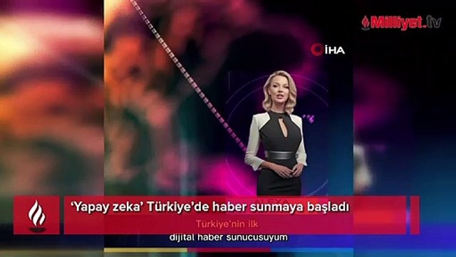 ‘Yapay zeka’ Türkiye’de haber sunmaya başladı