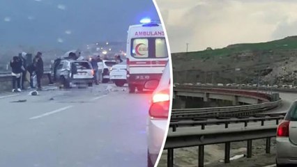 Ankara'da zincirleme kaza! 1 ölü, 11 yaralı
