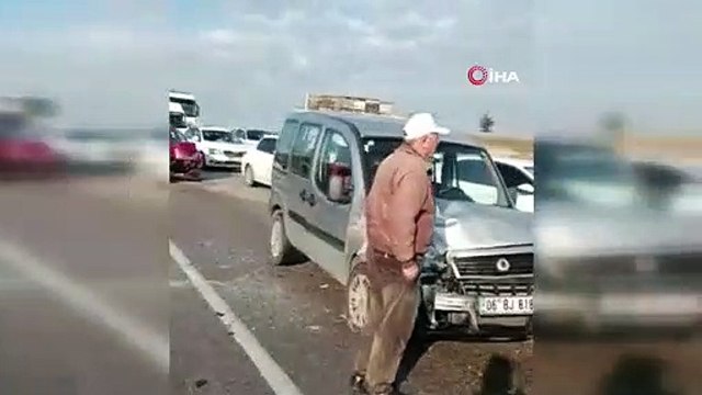 Ankara'da korkunç kaza! 10 araç birbirine girdi; ölü ve yaralılar var