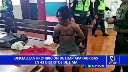 Oficializan prohibición del trabajo de limpiaparabrisas en vías de Lima Metropolitana