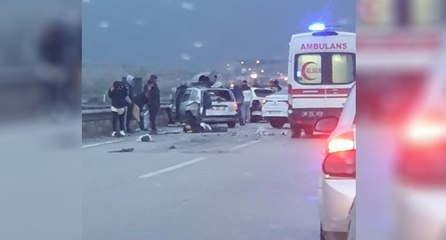 Ankara’da 10 araç birbirine girdi: 1 ölü