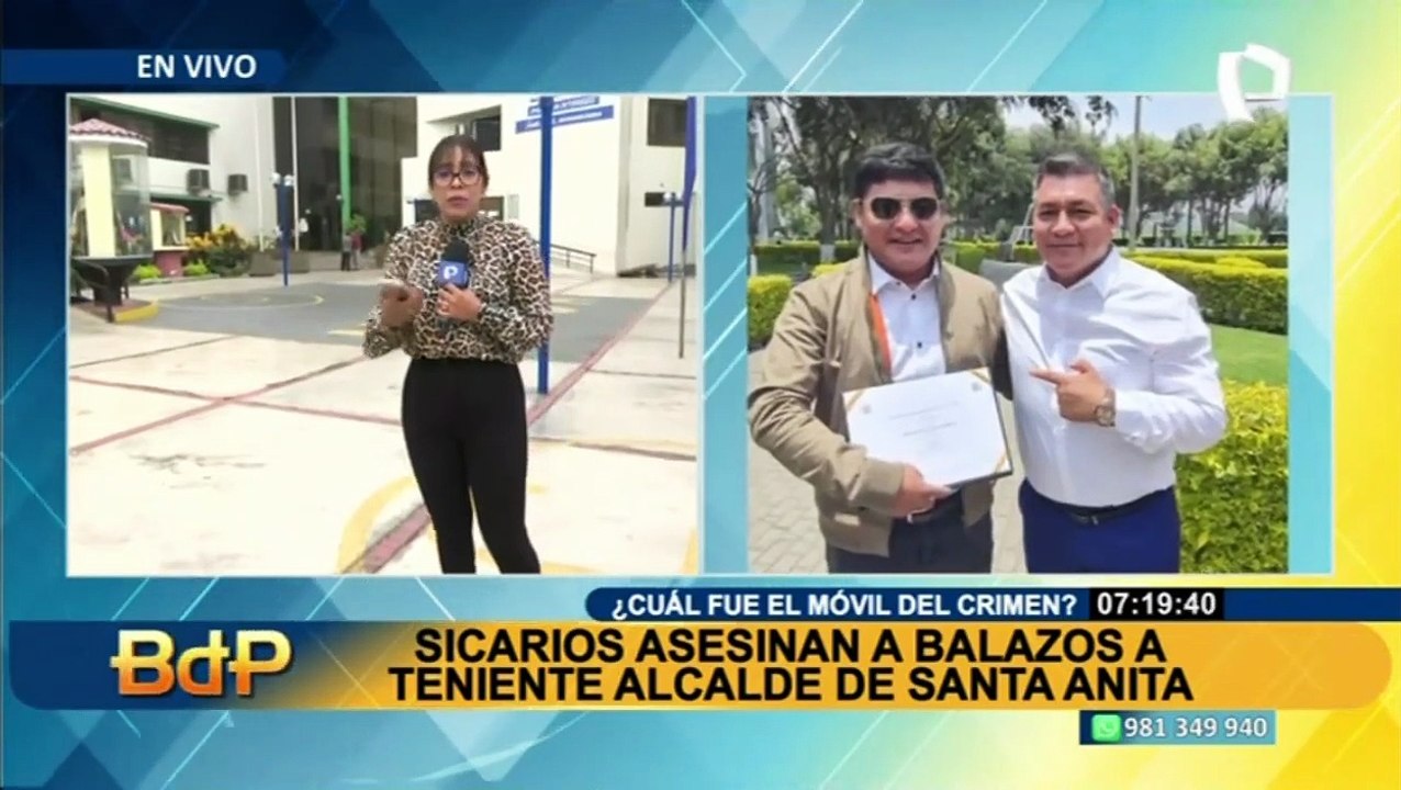 Asesinato del teniente alcalde de Santa Anita: ¿Cuál sería el móvil del crimen?