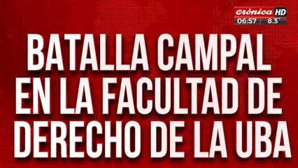 Batalla campal en la UBA: estudiantes a las trompadas durante una asamblea