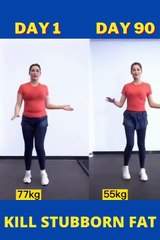 Kill Stubborn Fat with Easy Exercise at Home  Reduce 20 Kg