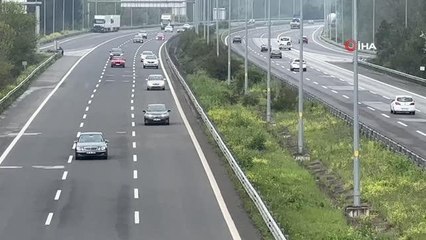 TEM'de akıcı bayram yoğunluğu