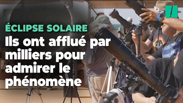 Les images impressionnantes de l'éclipse totale de soleil en Australie