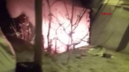 AVCILAR'DA TAKSİ ŞOFÖRÜ BİNANIN YANMASINI ÖNLEDİ