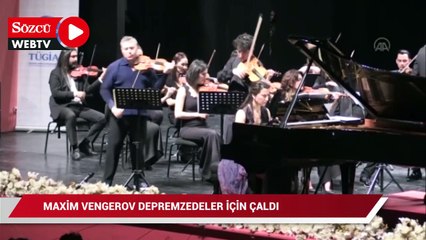 Keman virtüozü Maxim Vengerov depremzedeler için çaldı