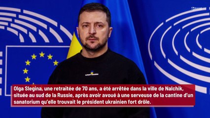 Une femme russe reçoit une amende pour avoir dit que Volodymyr Zelensky était ‘beau’ et ‘drôle’ !