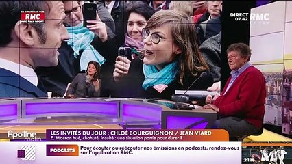 Apolline de Malherbe recadre une invitée d'Apolline Matin qui critique Emmanuel Macron