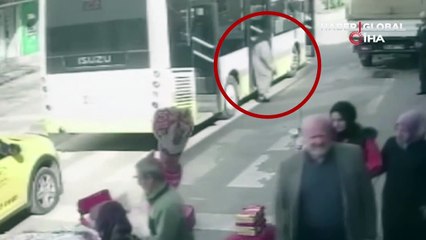 Büyük dikkatsizlik! Dalgın şoför yaşlı kadına böyle çarptı