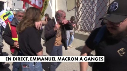 Des manifestants gazés par les forces de l'ordre à Ganges