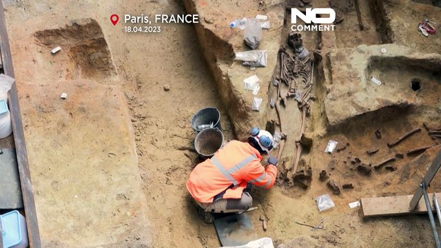 Древний некрополь обнаружен рядом с оживленным парижским вокзалом