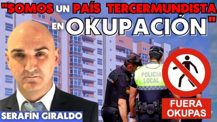 Serafín Giraldo: "Somos un país tercermundista en okupación"