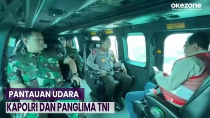 Tumpangi Helikopter, Kapolri dan Panglima TNI Pantau Arus Mudik di Tol Jakarta-Merak hingga Pelabuhan Bakauheni