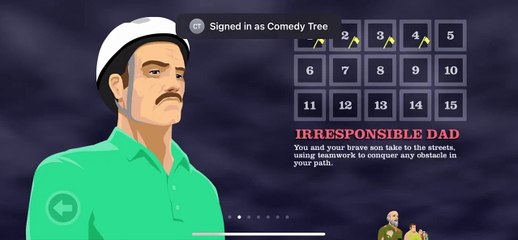 Happy Wheels IOS: Irresponsible Dad Level 5