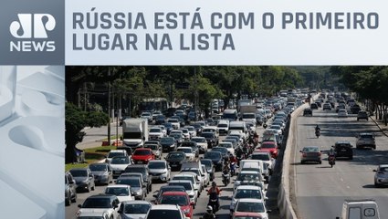 Brasil é o segundo pior país do mundo para dirigir, aponta estudo