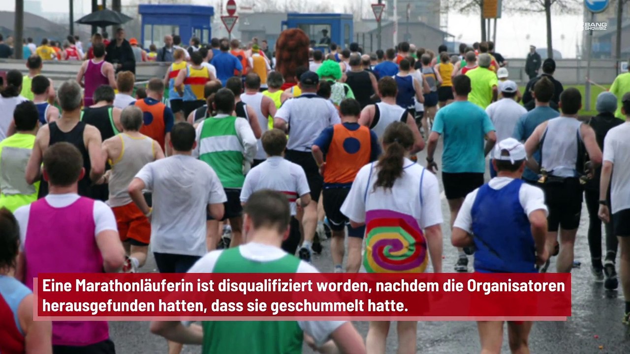 Während Marathon ins Auto gestiegen: Teilnehmerin disqualifiziert