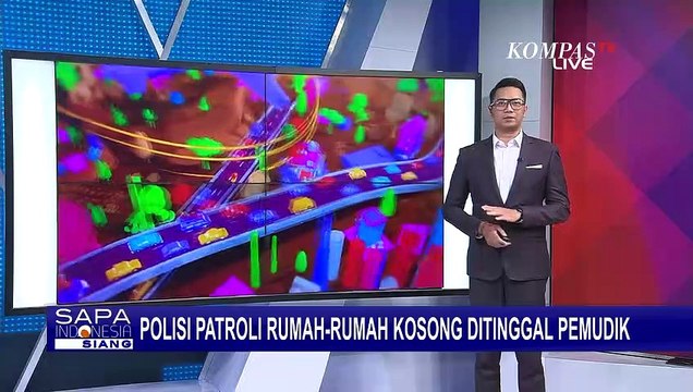 Polres Bangkalan Jawa Timur Lakukan Patroli di Kawasan Perumahan Kosong Ditinggal Pemudik