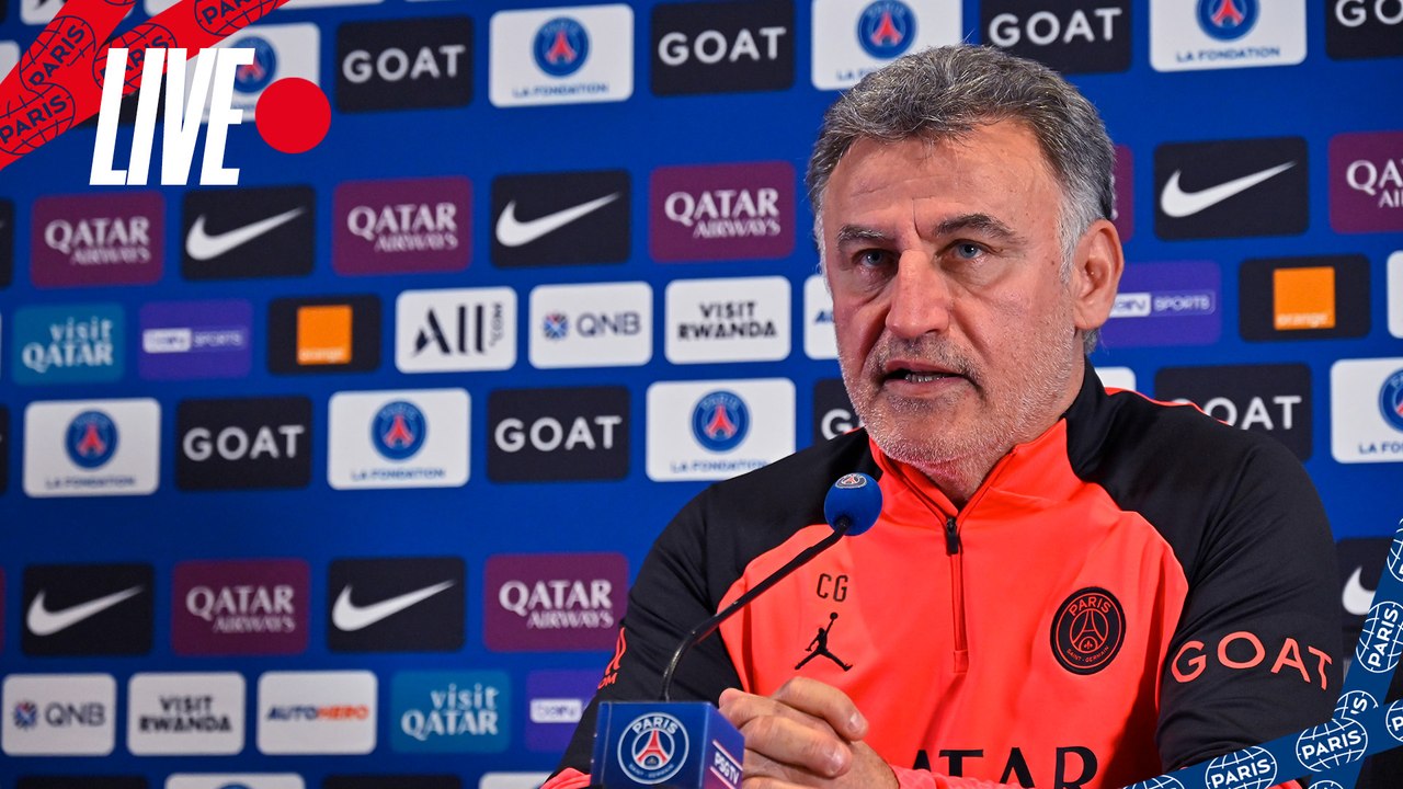 Replay : Conf de presse de Christophe Galtier a...