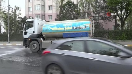 Esenyurt sokaklarında bayram temizliği