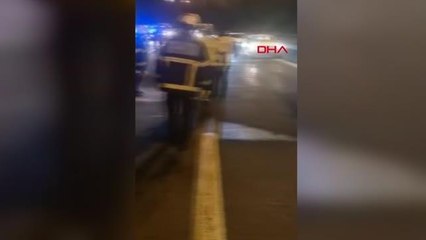 TIR İLE ÇARPIŞIP ALEV ALAN OTOMOBİLDEKİ AİLEDEN 4 KİŞİ ÖLDÜ