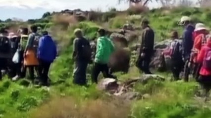 Van'da doğaseverler Adır Adası ve Amik Kalesi'ni gezdi