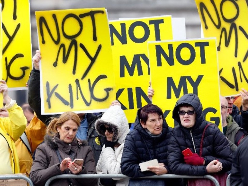 Über 1.300 Menschen: Proteste bei Charles' Krönung angekündigt