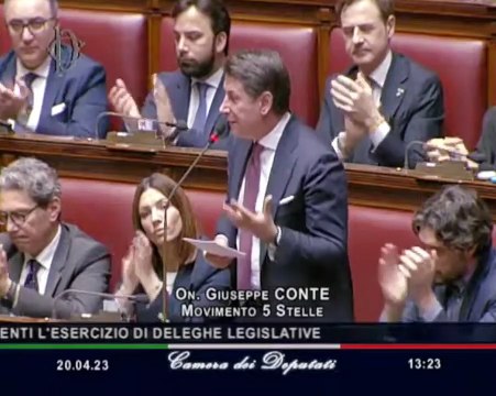 Dichiarazione di voto di Giuseppe Conte su decreto PNRR 20-04-23