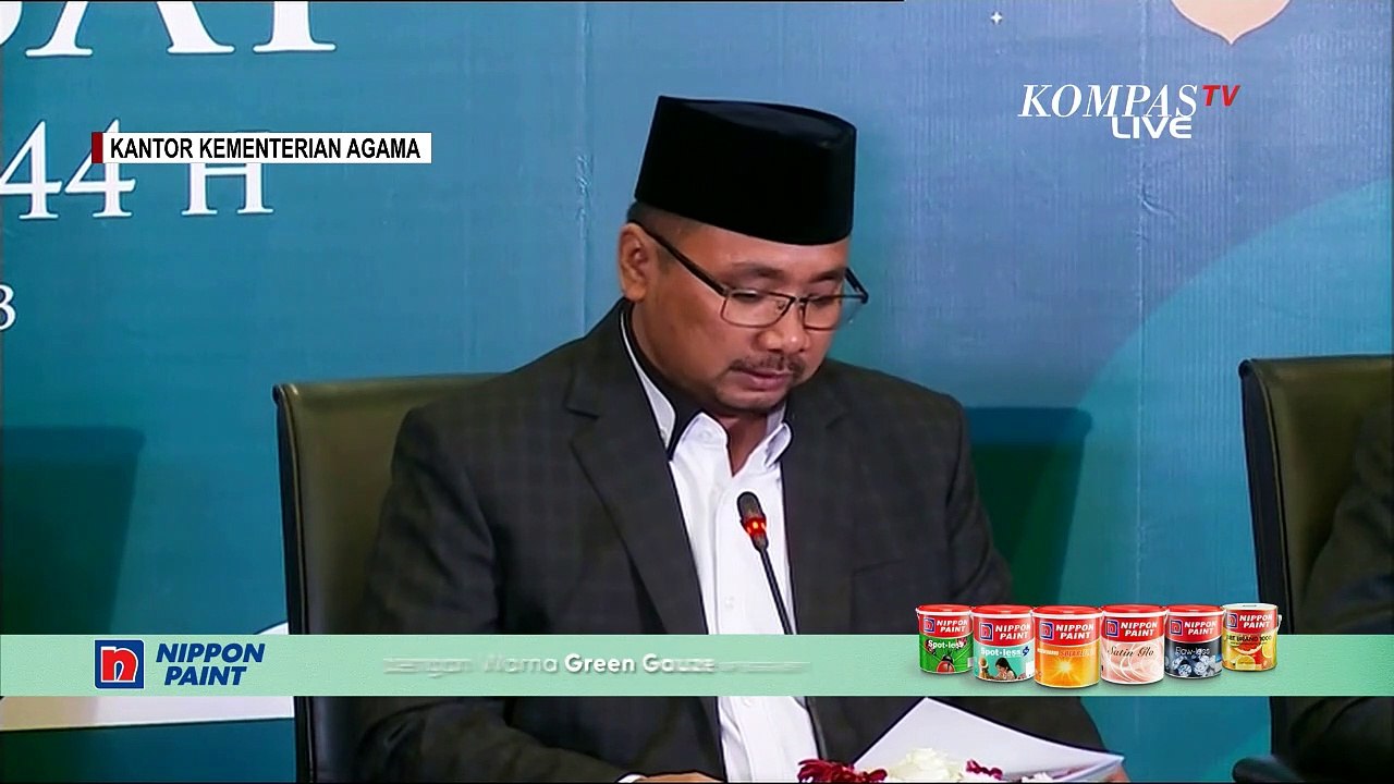 Hasil Sidang Isbat, Menag: Idulfitri Jatuh pada 22 April 2023