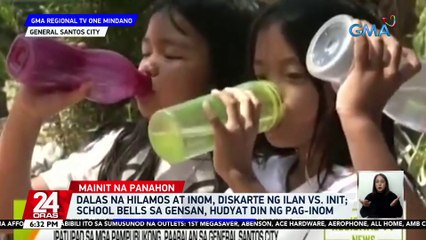 Descargar video: Dalas na hilamos at inom, diskarte ng ilan vs. init; School bells sa GenSan, hudyat din ng pag-inom | 24 Oras