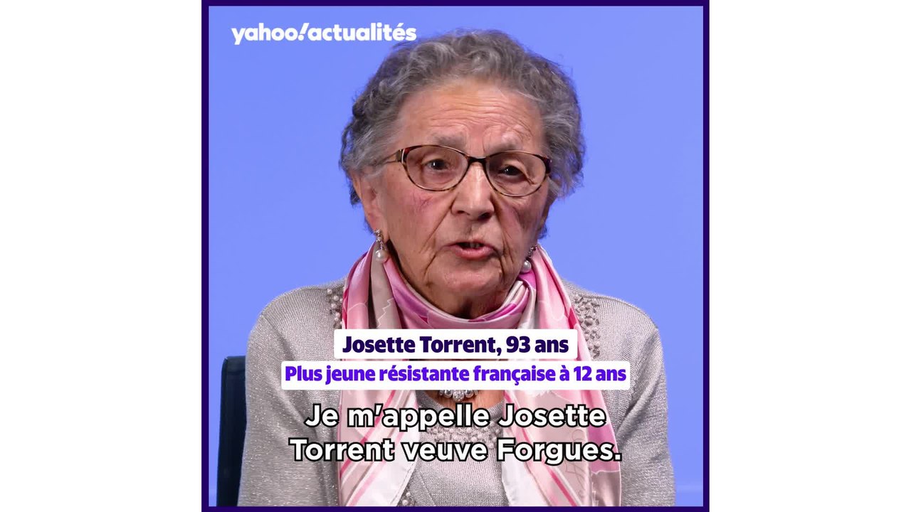 Josette Torrent, plus jeune résistante de la Seconde Guerre mondiale : "À 12 ans, je suis devenue l'agent de liaison de mon père"