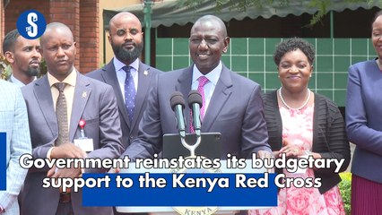 Government reinstates its budgetary support to the Kenya Red Cross