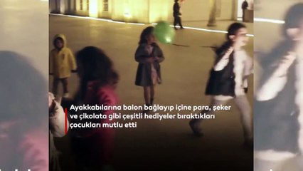 Bosna Hersek'te yüzleri gülümseten hareket! Teravihe giden çocukların ayakkabılarına...