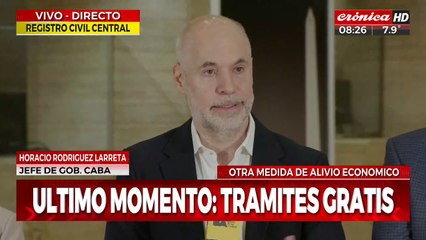 Rodriguez Larreta: "Las decisiones siempre las tomamos en base a los datos"
