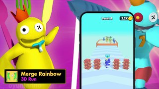 Merge Rainbow: 3D Run Game Official  Android IOS GamePlay Trailer