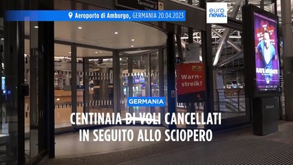 Germania, centinaia di voli sono stati cancellati a causa degli scioperi
