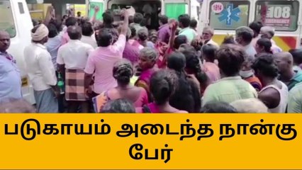 கடலூர்:நாட்டு வெடியில் சிக்கி நான்கு பேர் படுகாயம் !