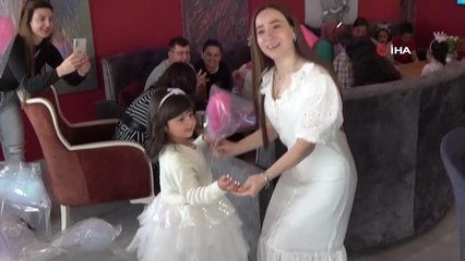 Lösemili çocuklar bayramı erken kutladı