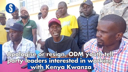 Apologise or resign, ODM youth tell party leaders interested in working with Kenya Kwanza