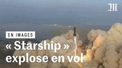Les images du décollage de « Starship », la mégafusée de SpaceX