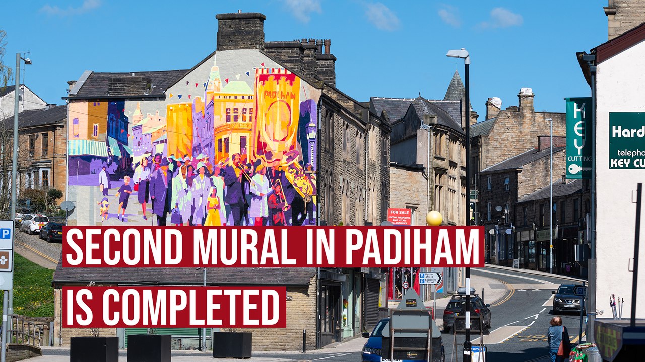 Second mural in Padiham is completed